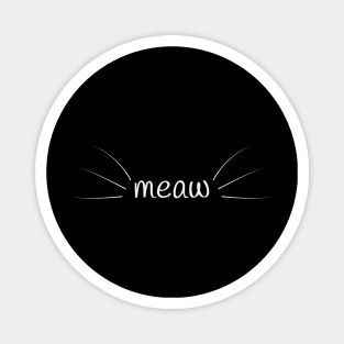 Meaw cat design Magnet
